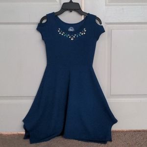 Girls dress size 7/8 blue